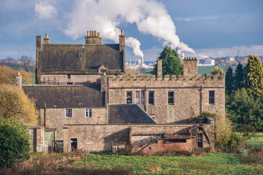 Bannockburn House Castle in St Ninians, Stirlingshire Stravaiging